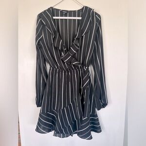 Express Wrap Mini Dress